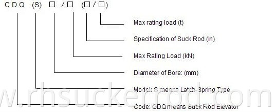 API CDQ(S) Sucker Rod Elevators